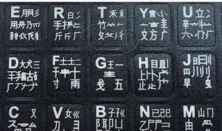 五笔字根表图怎么背 五笔字型字根表图